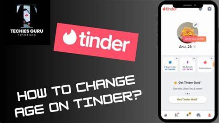 How to change age on tinder