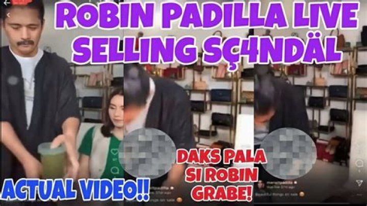 Robin Padilla Live Selling Video: Controversy Explained